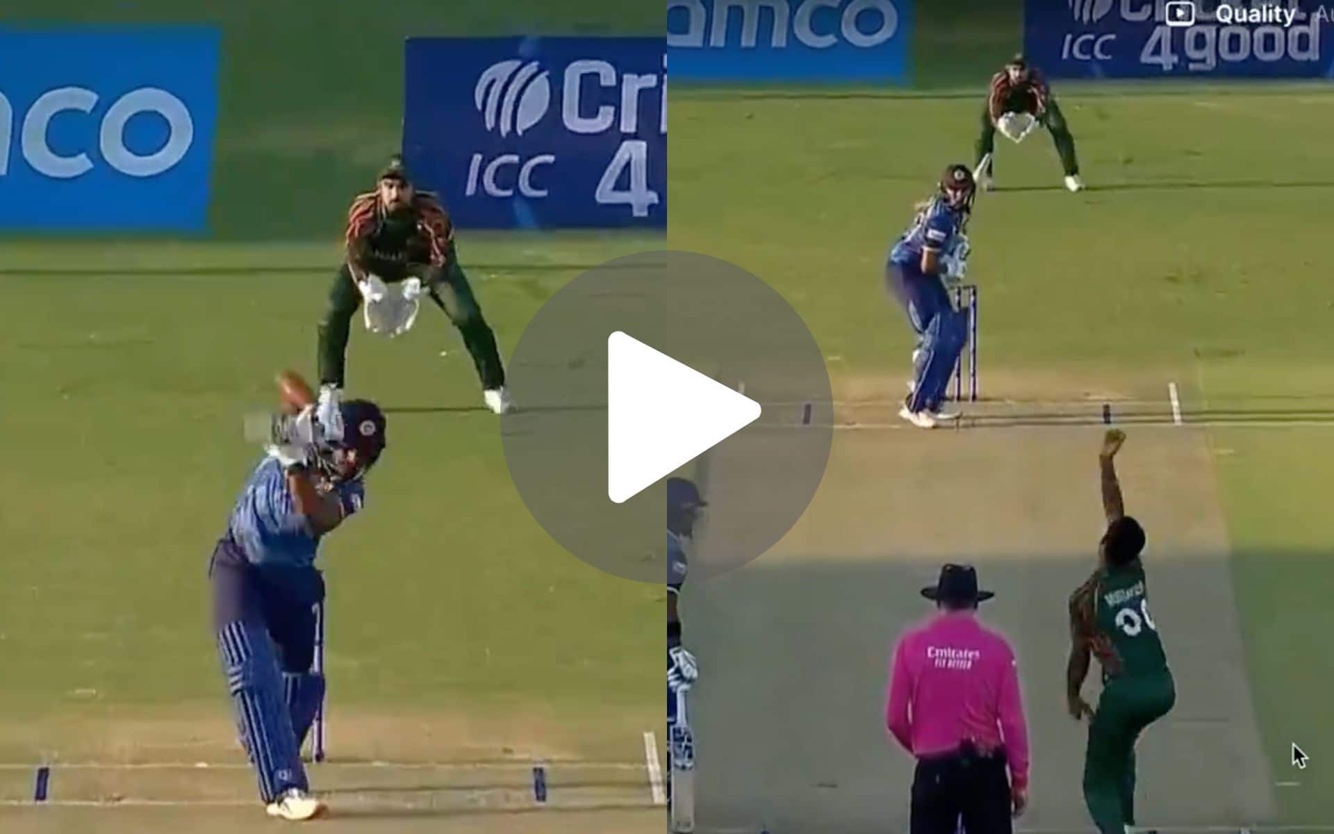 [Watch] Mustafizur Jolts SL With Massive Blow As Kamindu Mendis Throws His Wicket